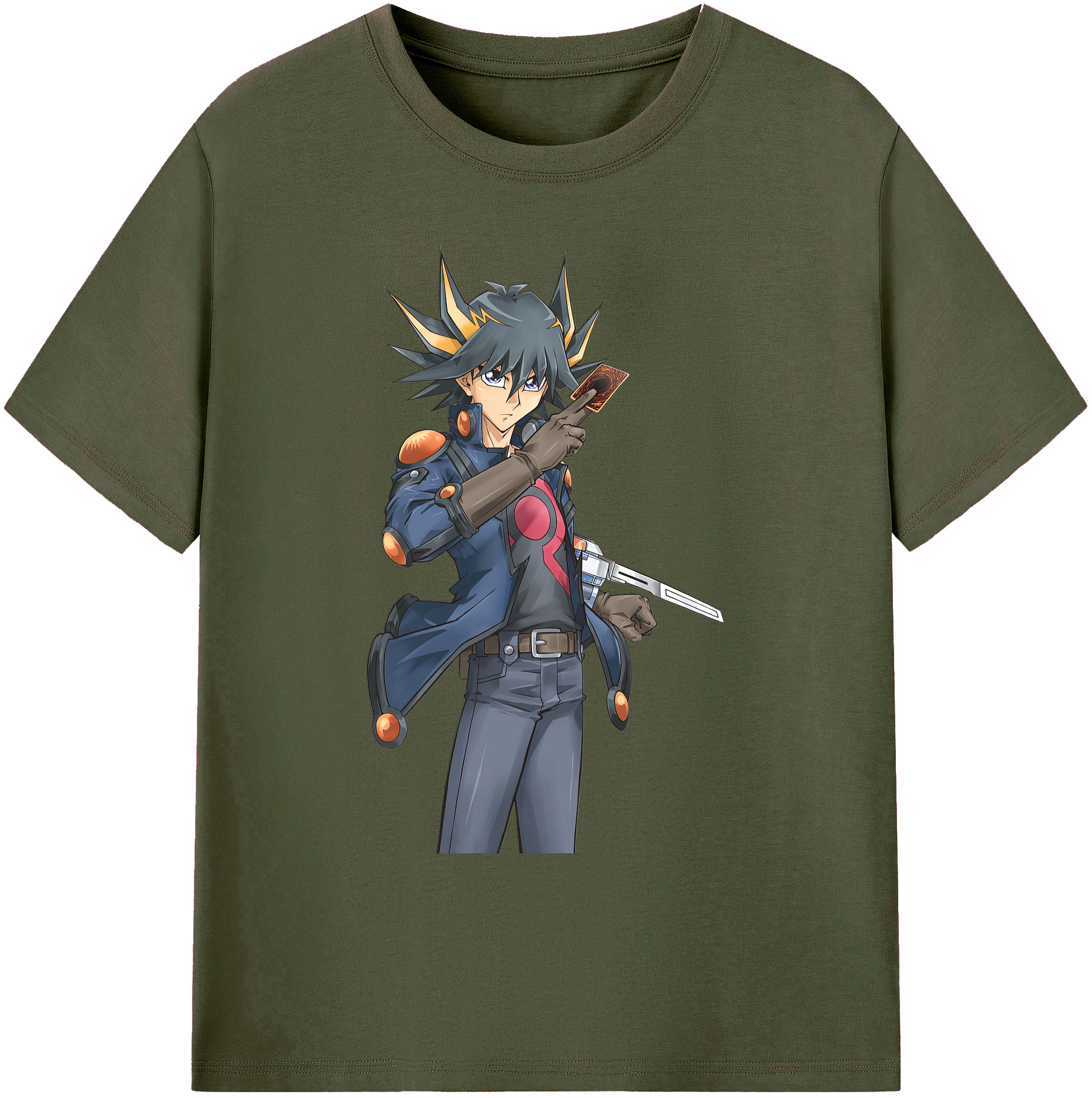 遊☆戯☆王 Yu-Gi-Oh! 綿100％ メンズ半袖Tシャツ｜肌触りやわらか＆通気性